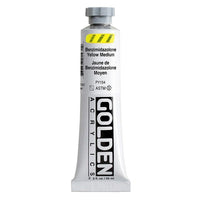 GOLDEN βαριά ακρυλική μπογιά 148 ml – 1008 βενζιμιδαζολόνη μεσαίου κίτρινου χρώματος
