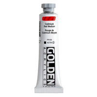 GOLDEN βαριά ακρυλική μπογιά 148 ml – 1100 κάδμιο μεσαίο κόκκινο
