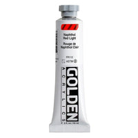 GOLDEN βαριά ακρυλική μπογιά 148 ml – 1210 ναφθόλη ανοιχτό κόκκινο
