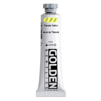 GOLDEN βαριά ακρυλική μπογιά 148 ml – 1375 κίτρινο τιτάνιο