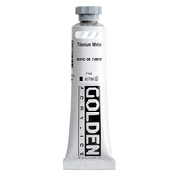 GOLDEN βαριά ακρυλική μπογιά 148 ml – 1380 τιτάνιο λευκό