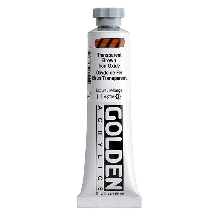 GOLDEN βαριά ακρυλική μπογιά 148 ml – 1383 διαφανές καφέ οξείδιο του σιδήρου
