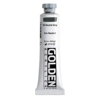 GOLDEN βαριά ακρυλική μπογιά 148 ml – 1443 ουδέτερο γκρι N3