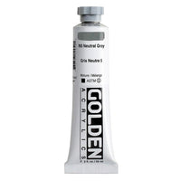 GOLDEN βαριά ακρυλική μπογιά 148 ml – 1445 ουδέτερο γκρι N5