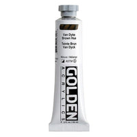 GOLDEN βαριά ακρυλική μπογιά 148 ml – 1462 Van Dyke καφέ σκιά