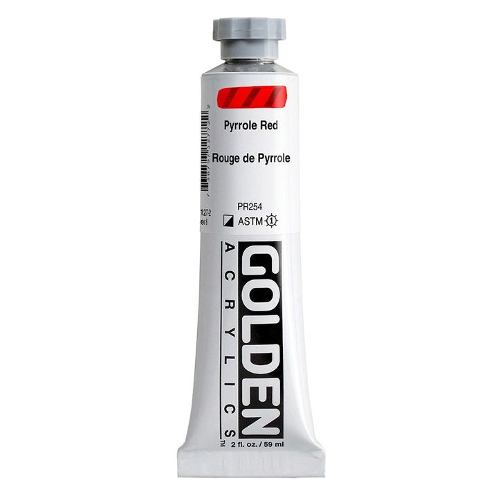 GOLDEN βαριά ακρυλική μπογιά 59 ml – 1277 κόκκινο πυρρόλιο