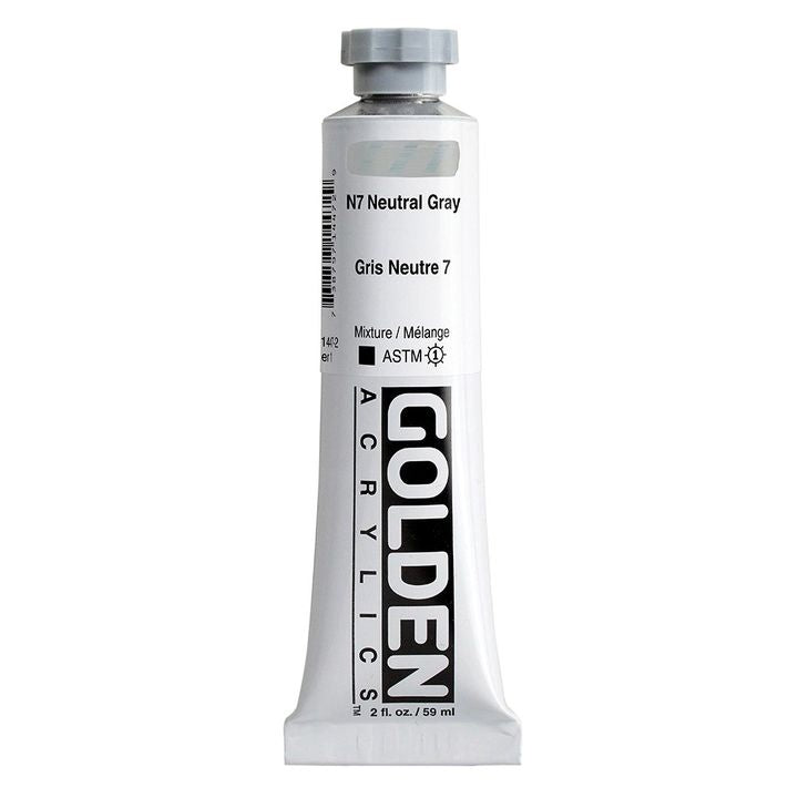 GOLDEN βαριά ακρυλική μπογιά 59 ml – 1447 ουδέτερο γκρι N7