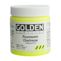 GOLDEN Heavy Body Fluorescent ακρυλικό χρώμα – 4615 chartreuse κίτρινο