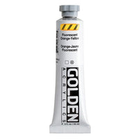 GOLDEN Heavy Body Fluorescent ακρυλικό χρώμα – 4640 πορτοκαλί-κίτρινο