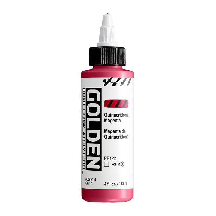 GOLDEN Ακρυλικό χρώμα υψηλής ροής 118 ml – 8540 Quinacridone Magenta