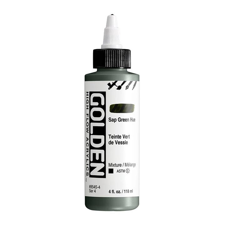 GOLDEN Ακρυλικό χρώμα υψηλής ροής 118 ml – 8545 Sap Πράσινη απόχρωση