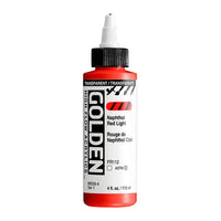 GOLDEN Ακρυλικό χρώμα υψηλής ροής 118 ml – 8558 Κόκκινο φως διαφανούς ναφθόλης