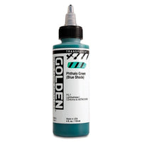 GOLDEN Ακρυλικό χρώμα υψηλής ροής 118 ml – 8560 Διαφανές Ftalok. Πράσινο (μπλε απόχρωση)