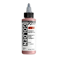 GOLDEN Ακρυλικό χρώμα υψηλής ροής 118 ml – 8563 Διαφανές κόκκινο οξείδιο του σιδήρου