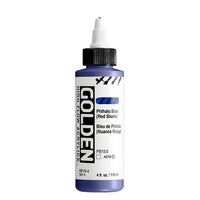 GOLDEN Ακρυλικό χρώμα υψηλής ροής 118 ml – 8576 Μπλε φθαλοκυανίνη (κόκκινη απόχρωση)