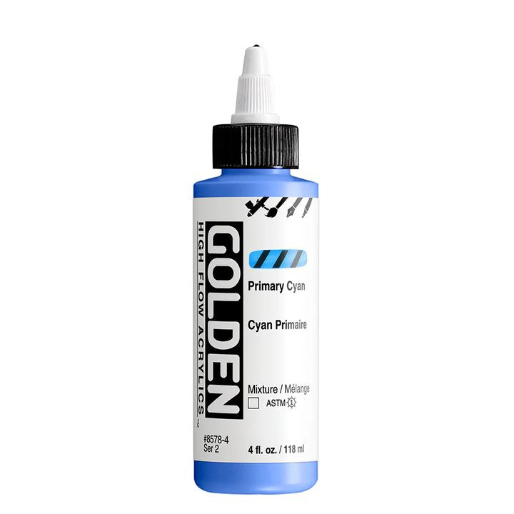GOLDEN Ακρυλικό χρώμα υψηλής ροής 118 ml – 8578 Πρωτεύουσα Azure