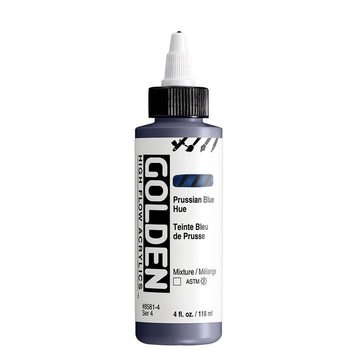 GOLDEN Ακρυλικό χρώμα υψηλής ροής 118 ml – 8581 Βερολίνο μπλε απόχρωση