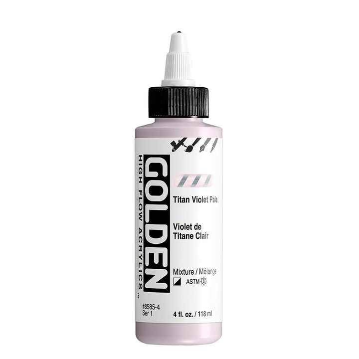 GOLDEN Ακρυλικό χρώμα υψηλής ροής 118 ml – 8585 Μωβ φως τιτανίου
