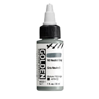 GOLDEN Ακρυλικό χρώμα υψηλής ροής 30 ml – 8533 N5 Ουδέτερο γκρι