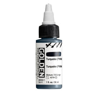 GOLDEN Ακρυλικό χρώμα υψηλής ροής 30 ml – 8550 Τιρκουάζ φθαλοκυανίνη