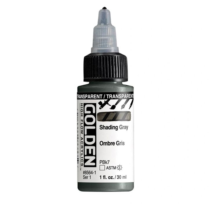 GOLDEN Ακρυλικό χρώμα υψηλής ροής 30 ml – 8564 Διαφανής σκίαση γκρι