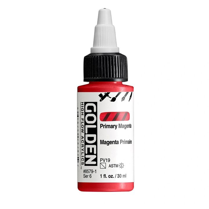 GOLDEN Ακρυλικό χρώμα υψηλής ροής 30 ml – 8579 Πρωτογενές ματζέντα