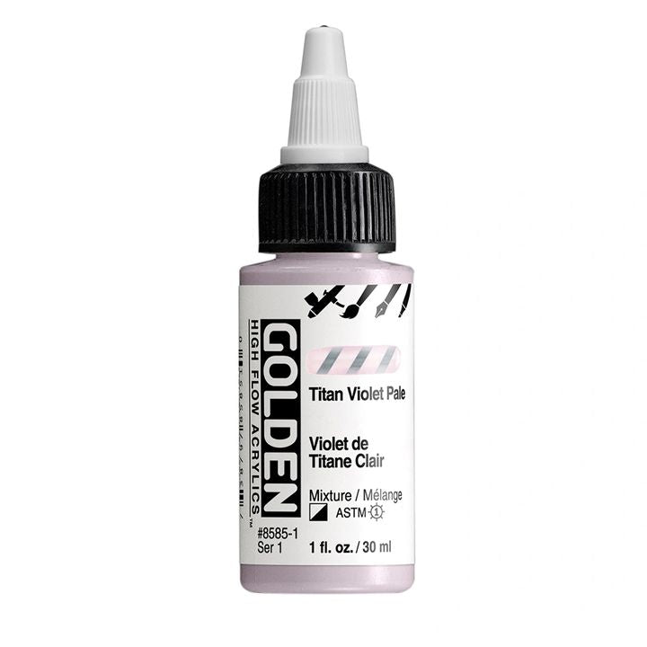 GOLDEN Ακρυλικό χρώμα υψηλής ροής 30 ml – 8585 Μωβ φως τιτανίου