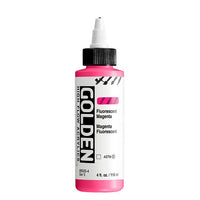 GOLDEN Ακρυλικό χρώμα φθορισμού υψηλής ροής 118 ml – 8505 Ματζέντα