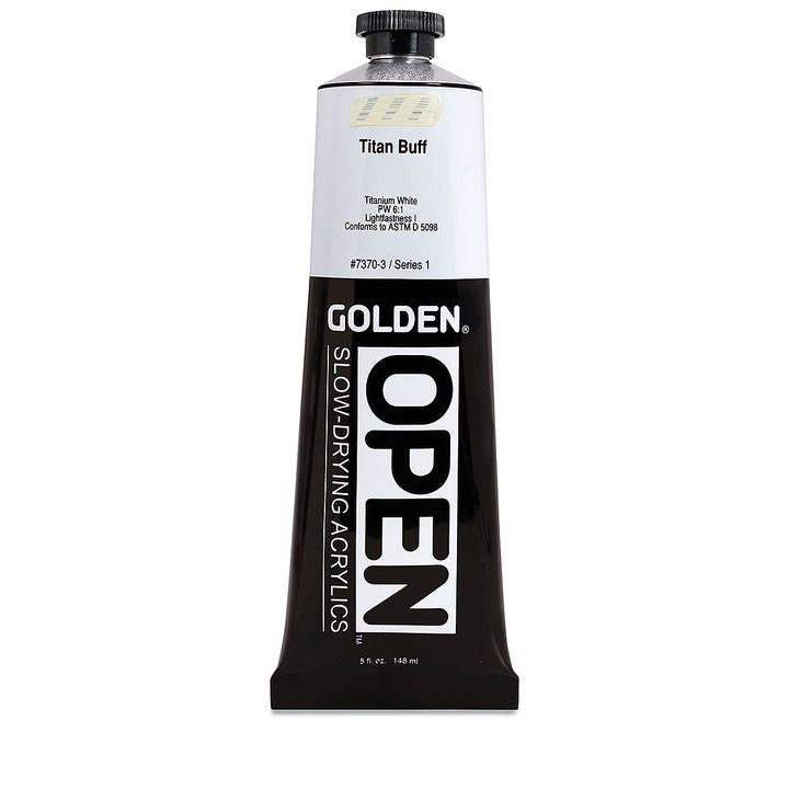 GOLDEN OPEN Ακρυλική μπογιά αργά στεγνώνοντας 148 ml – 7370 Κρέμα τιτανίου