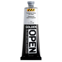 GOLDEN OPEN Ακρυλική μπογιά αργά στεγνώνοντας 148 ml – 7386 Διαφανές κίτρινο οξείδιο σιδήρου