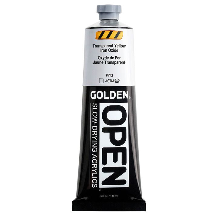 GOLDEN OPEN Ακρυλική μπογιά αργά στεγνώνοντας 148 ml – 7386 Διαφανές κίτρινο οξείδιο σιδήρου
