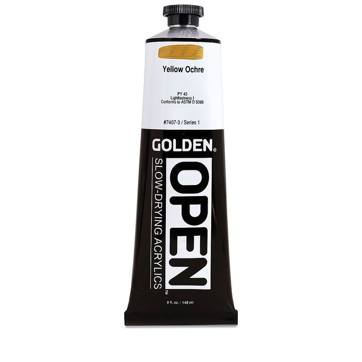 GOLDEN OPEN Ακρυλική μπογιά αργά στεγνώνοντας 148 ml – 7407 Κίτρινη ώχρα