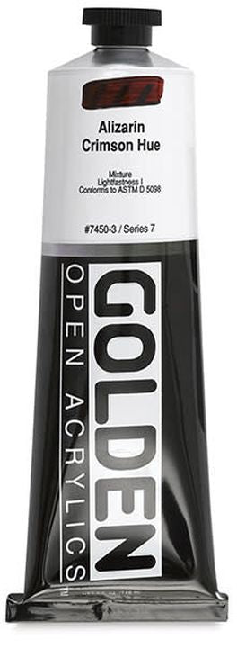 GOLDEN OPEN Ακρυλική μπογιά αργά στεγνώνοντας 148 ml – 7450 Alizarínová Karmazínová Hue