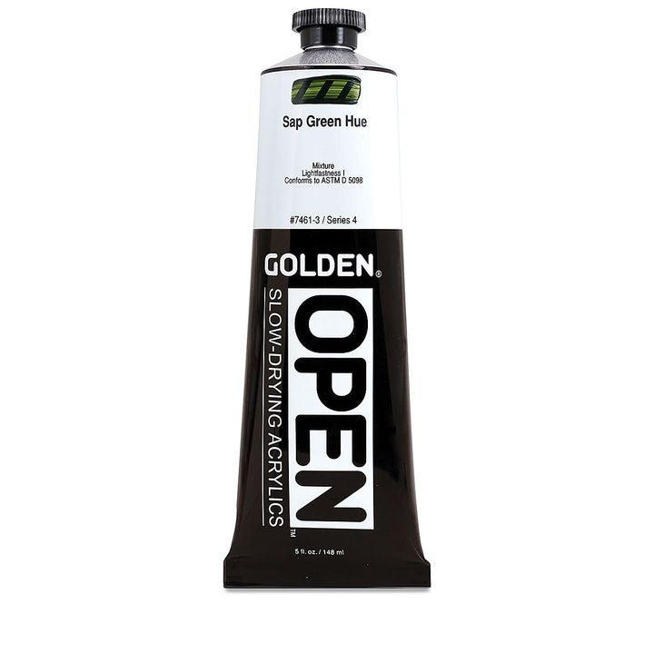 GOLDEN OPEN Ακρυλική μπογιά αργά στεγνώνοντας 148 ml – 7461 Sapová Πράσινη απόχρωση