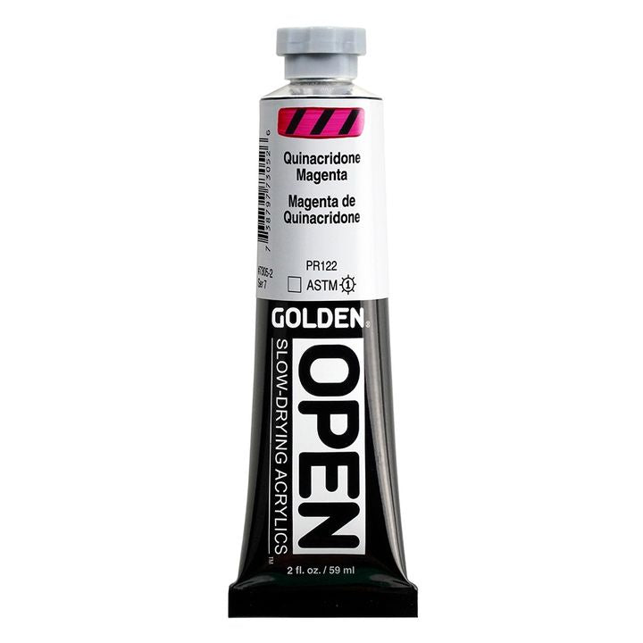 GOLDEN OPEN Ακρυλική μπογιά αργά στεγνώνοντας 59 ml – 7305 Quinacridone Magenta