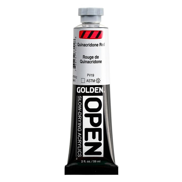 GOLDEN OPEN Ακρυλική μπογιά αργά στεγνώνοντας 59 ml – 7310 Quinacridone Red