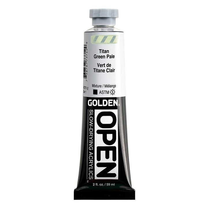 GOLDEN OPEN Ακρυλική μπογιά αργά στεγνώνοντας 59 ml – 7371 Πράσινο φως τιτανίου