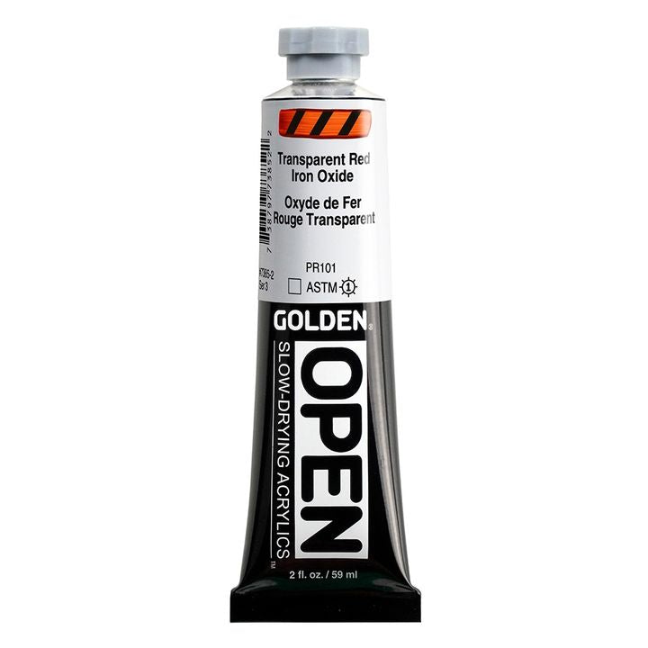 GOLDEN OPEN Ακρυλική μπογιά αργά στεγνώνοντας 59 ml – 7385 Διαφανές κόκκινο οξείδιο του σιδήρου