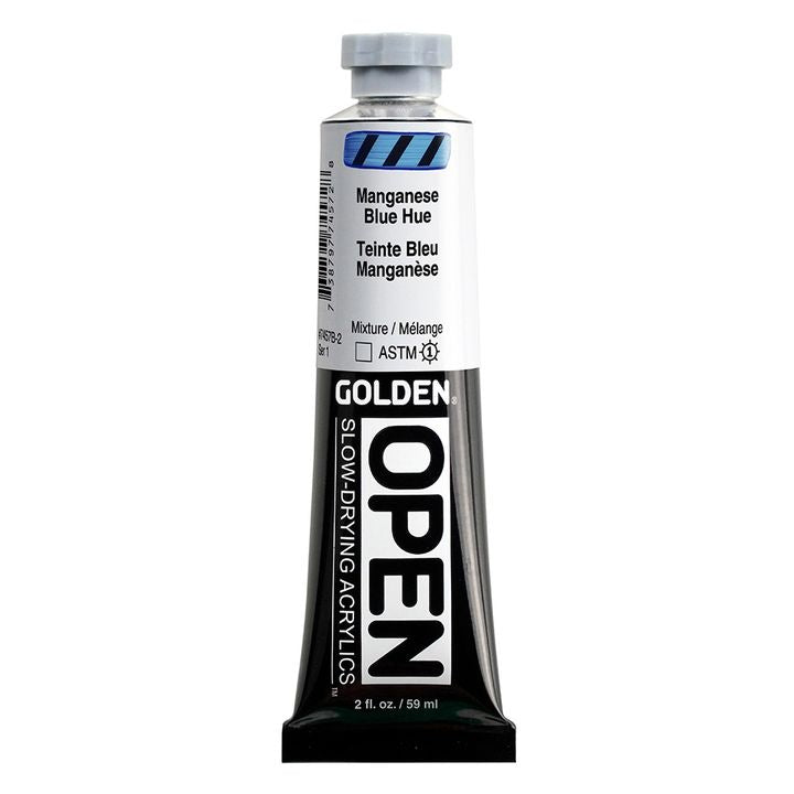 GOLDEN OPEN Ακρυλική μπογιά αργά στεγνώνοντας 59 ml – 7457 Μπλε απόχρωση μαγγανίου