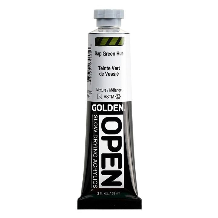 GOLDEN OPEN Ακρυλική μπογιά αργά στεγνώνοντας 59 ml – 7461 Sapová Πράσινη απόχρωση