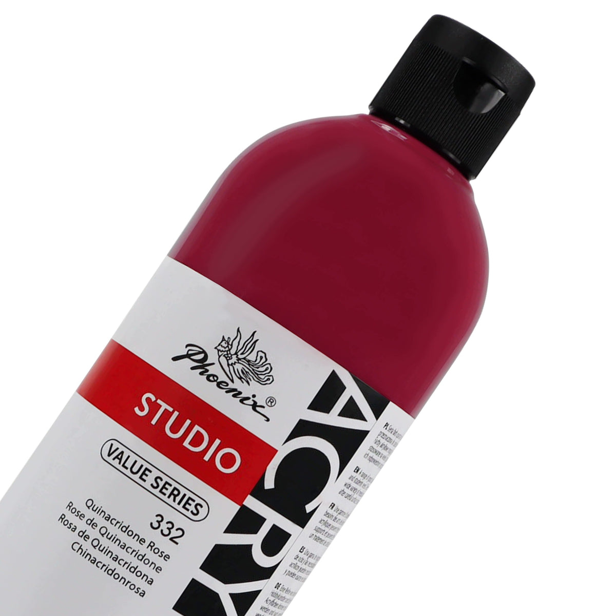 Ακρυλικό χρώμα Phoenix 332 Quinacridone Rose 500 ml