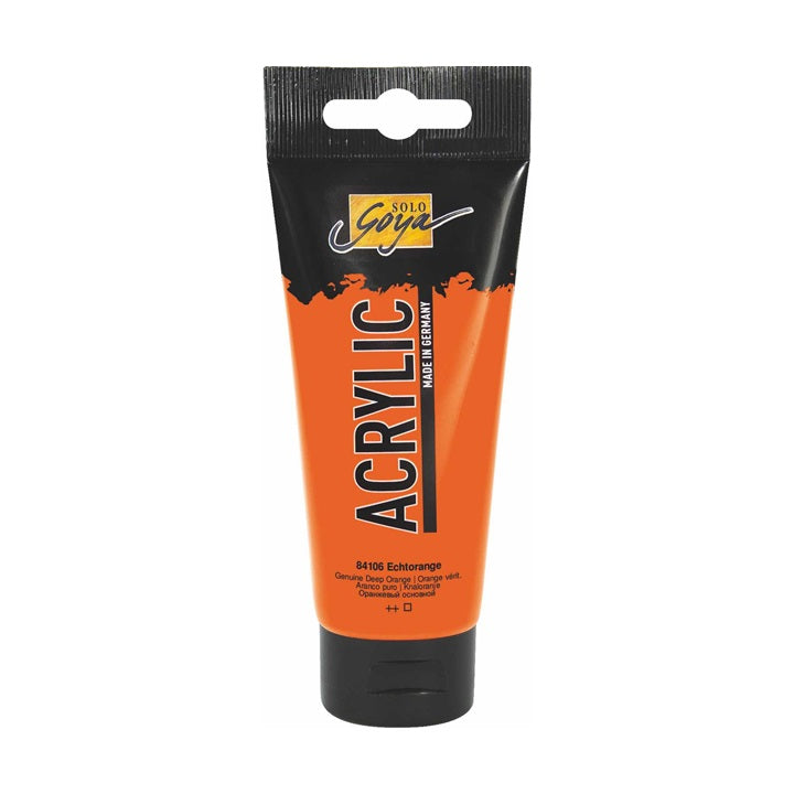 Ακρυλικό χρώμα Solo Goya Acrylic 100 ml – 06 Genuine Orange