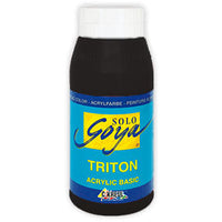 Ακρυλικο χρώμα Solo Goya TRITON 750 ml – Black