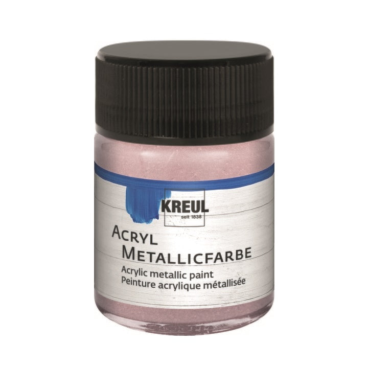 Ακρυλικό χρώμα KREUL METALLIC  50 ml – rosegold