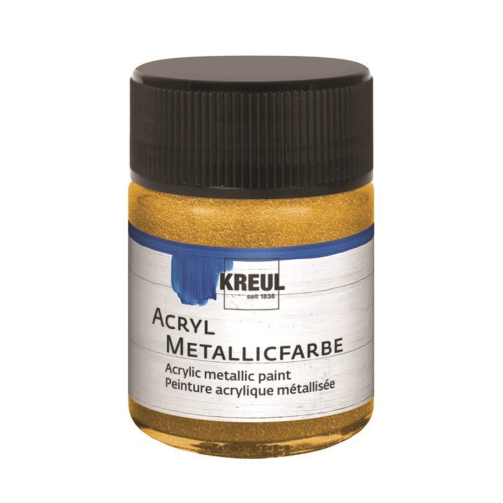 Ακρυλικό χρώμα KREUL METALLIC  50 ml – gold