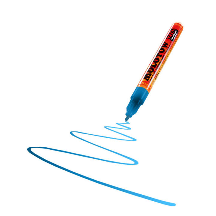 Ακρυλικος μαρκαδορος MOLOTOW - ONE4ALL 2mm – Metallic Blue