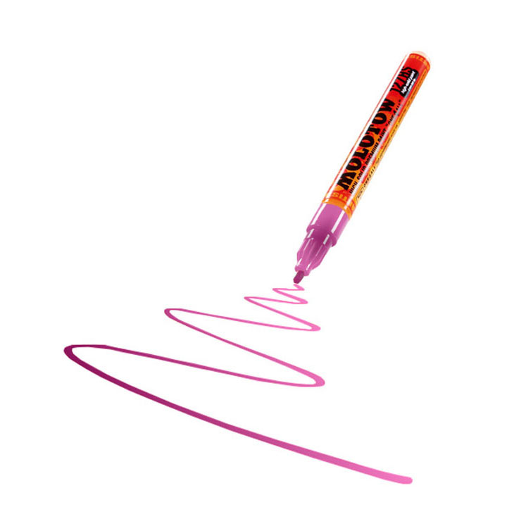 Ακρυλικος μαρκαδορος MOLOTOW - ONE4ALL 2mm – Metallic Pink