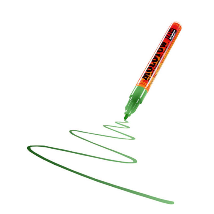 Ακρυλικος μαρκαδορος MOLOTOW - ONE4ALL 2mm – Metallic Light Green
