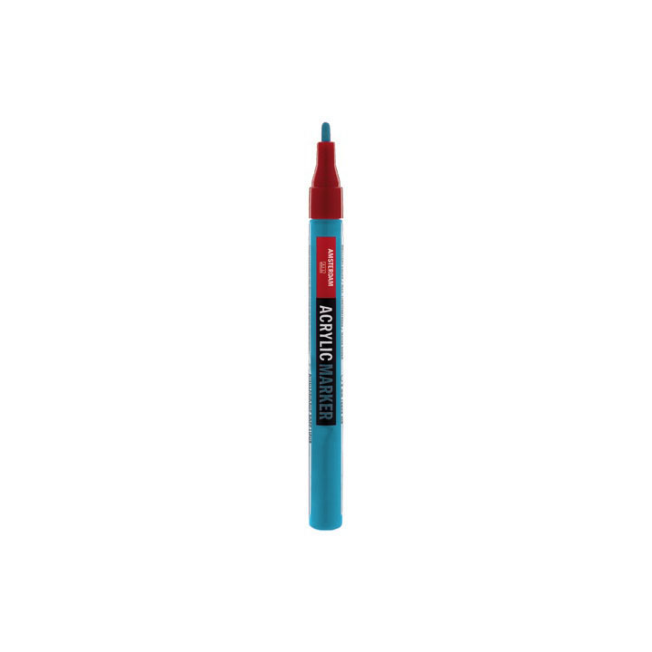 Ακρυλικος μαρκαδορος AMSTERDAM SMALL 2mm - 30 αποχρωσεις – brilliant blue