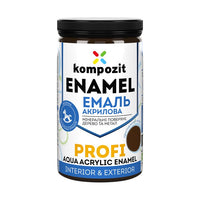 Ακρυλικό σμάλτο  KOMPOZIT PROFI Gloss 0.3 l – Καφέ